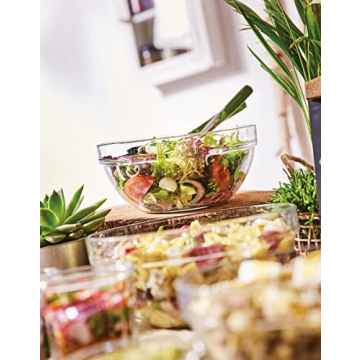 Luminarc Stackable Bowl Set: Versatile 10-Piece Glass Set