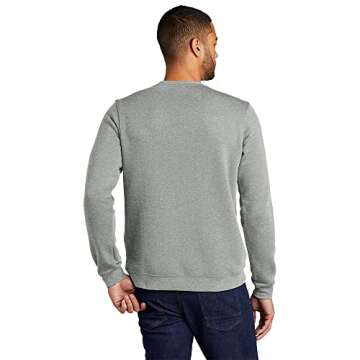 Nike Club Fleece Crew Men's Sweatshirt Crewneck (Heather Grey, X-Large)