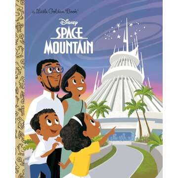 Little Golden Book: Disney's Space Mountain Adventure for Kids