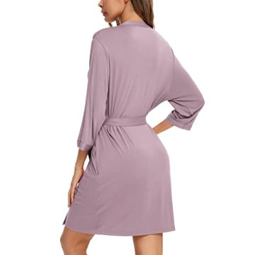 Samring Women Soft Cotton Kimono Robe for All Occasions