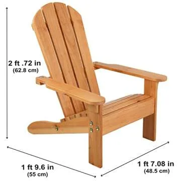 KidKraft Adirondack Kids Outdoor Chair - Durable & Stylish