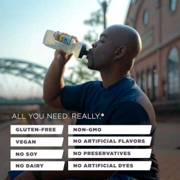 Tailwind Nutrition Endurance Fuel, Electrolyte & Hydration Sports Drink Mix Powder, Gluten-Free, Vegan, Lemon, 50 Servings