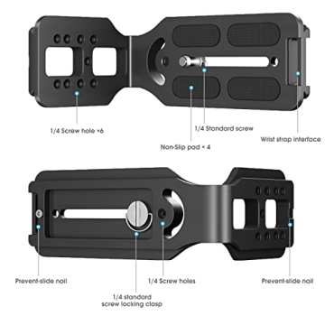 Versatile L Bracket for Cameras - Easy Orientation Switching