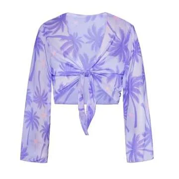 GRACE KARIN Tween Long Sleeve Swimsuit with Pants