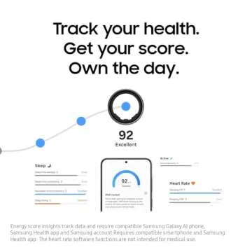 SAMSUNG Galaxy Ring - AI Fitness Monitor & Sleep Tracker
