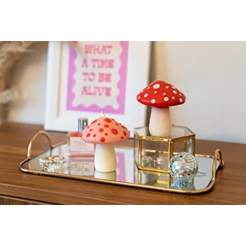 Havenstone Home Mushroom Candle - Colorful, Unscented Decor
