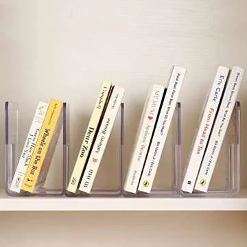 YAGELI Clear Acrylic Organizer for Purse & File Storage