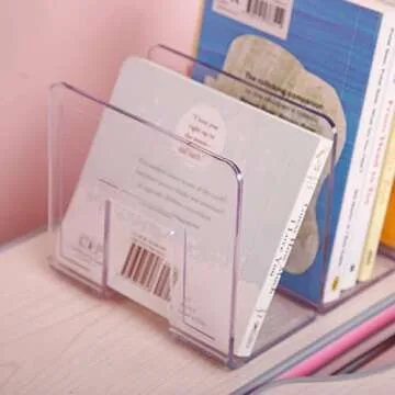 YAGELI Clear Acrylic Organizer for Purse & File Storage