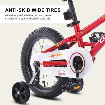 Kids Bike for Ages 3-8 with Training Wheels, 12-16 Inch