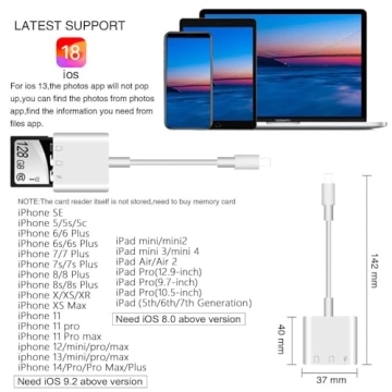 2 In 1 SD Card Reader for Fast File Transfer & Charging