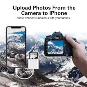 2 In 1 SD Card Reader for Fast File Transfer & Charging