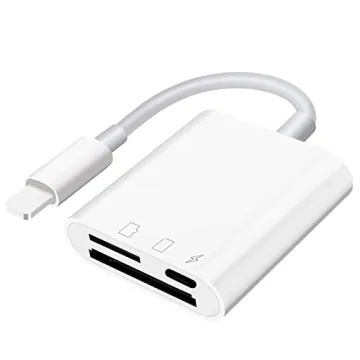 2 In 1 SD Card Reader for Fast File Transfer & Charging