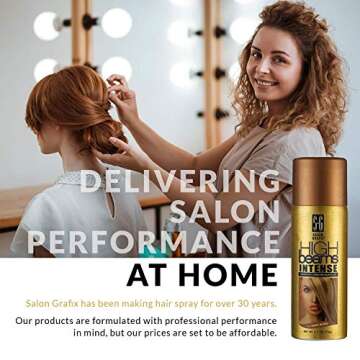 Salon Grafix High Beams Intense Temporary Spray - Honey Blonde for Unisex - 2.7 oz Hair Color