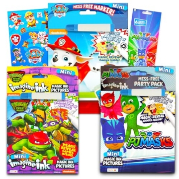 Disney Magic Ink Coloring Book Set - Mess-Free Fun for Kids