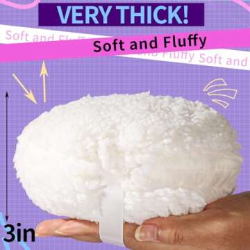 Gootaimi 6" Body Powder Puff for Easy Application and Storage