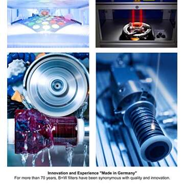 B + W Circular Polarizer Kaesemann - Xtra Slim Mount (XS-PRO), HTC, 16 Layers Multi-Resistant and Nano Coating, Photography Filter, 72 mm