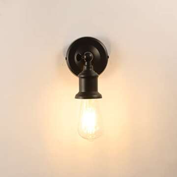 Maichis 12V LED RV Wall Sconce Light Fixture with ON/Off Switch, RV LED Bedside Reading Lamp with E26 LED Bulb (Included), 3000K Warm White Interior Light for RV, Boat, Marine, Motorhome, Caravan