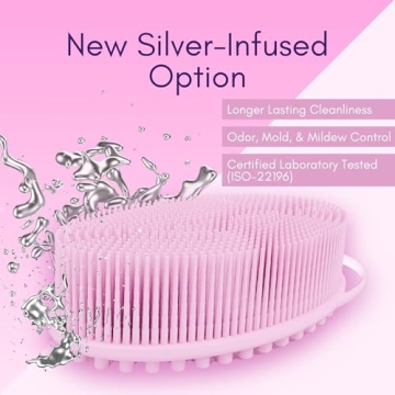 Avilana Silicone Body Scrubber – Gentle, Eco-Friendly Shower Essential