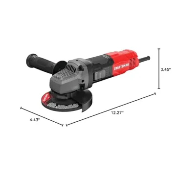 CRAFTSMAN 4-1/2 Inch 6 Amp Angle Grinder 12000 RPM