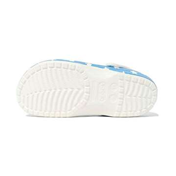 Crocs Unisex Classic American Flags Clogs, White/Multi, 9 Men/11 Women
