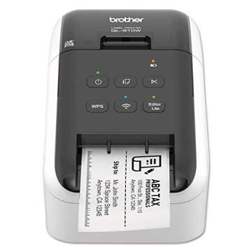 Brother Wireless Fast Electronic Label Printer QL810W