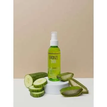 Bronze Tan Self Tanning Water Spray For Face | Hydrating Self Tan Water for a Natural Sunless Tan | Self Tanner Ideal for All Skin Types | Buildable Fake Tan 125ml(4.2 fl oz)