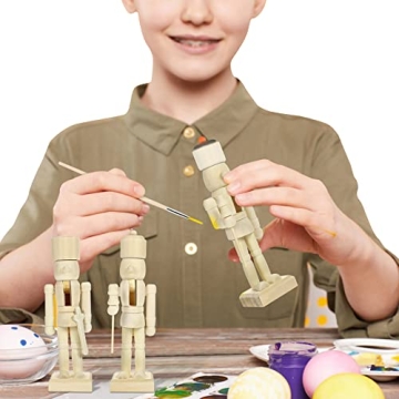 ABOOFAN DIY Christmas Wooden Nutcracker Figurines