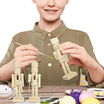 ABOOFAN DIY Christmas Wooden Nutcracker Figurines