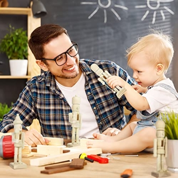 ABOOFAN DIY Christmas Wooden Nutcracker Figurines