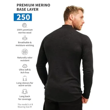 Men's Merino Wool Zip Sweater - Superior Comfort & Style