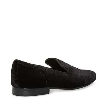 Steve Madden Men's Laight Slip On Loafer - Elegant Black Velvet