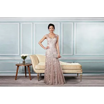 Alex Evenings Elegant sequin Mother of the Bride Dress