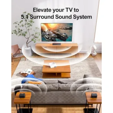 5.1 Virtual Surround Sound Bar - 320W Power