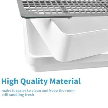 PODOO Rabbit & Guinea Pig Litter Box - Large & Efficient