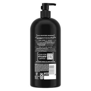 TRESemmé Rich Moisture Hydrating Shampoo with Pump for Dry Hair Formulated With Pro Style Technolog...
