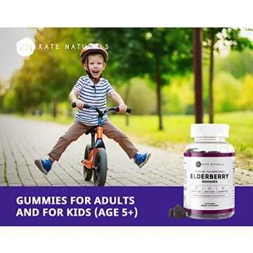 Kate Naturals Elderberry Gummies for Immune Support