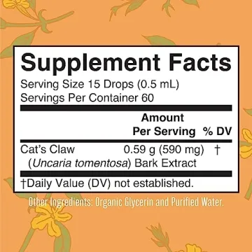 MaryRuth's Cat's Claw Liquid Drops | Herbal Wellness Tincture