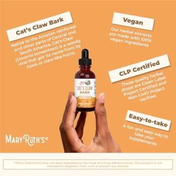 MaryRuth's Cat's Claw Liquid Drops | Herbal Wellness Tincture