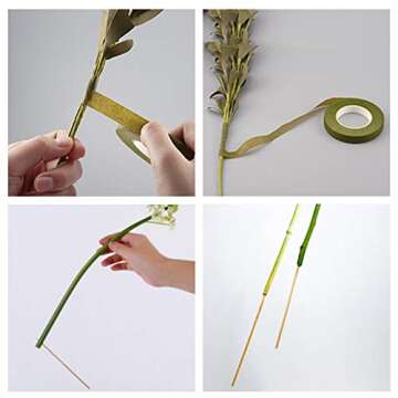 WANDIC Flower Arrangement Kit - 51 Essential Floral Tools