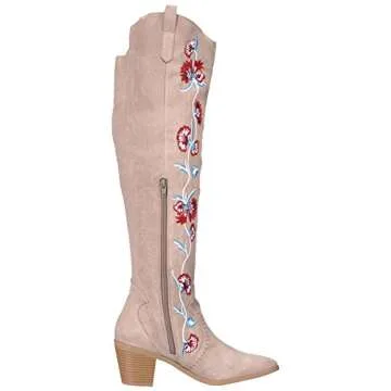 Carlos Santana Women's Alexia Fashion Boot - Light Doe