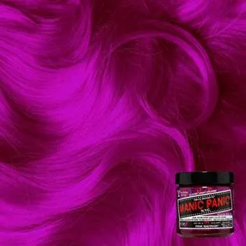 Vibrant MANIC PANIC Pink Warrior Hair Dye for Bold Looks