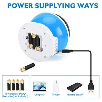 RICTLY Night Light for Kids, Star Night Light Projector with 360° Rotation