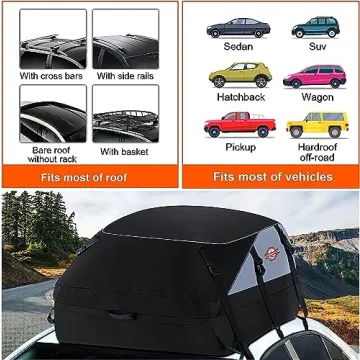 Sailnovo Rooftop Cargo Carrier for Cars and SUVs