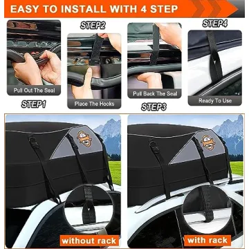 Sailnovo Rooftop Cargo Carrier for Cars and SUVs