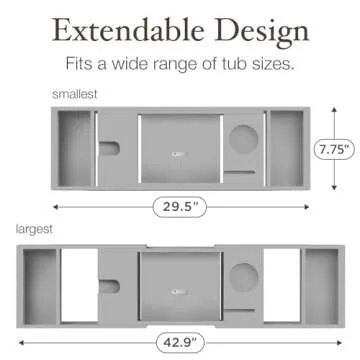 Bambüsi Bathtub Tray Table for Ultimate Relaxation