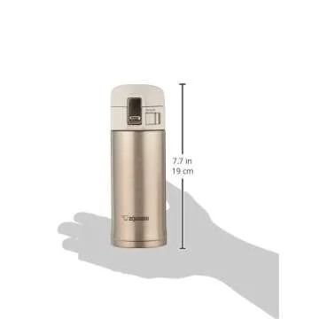 Zojirushi SM-KHE36NL Stainless Steel Mug, 12-Ounce, Champagne Gold