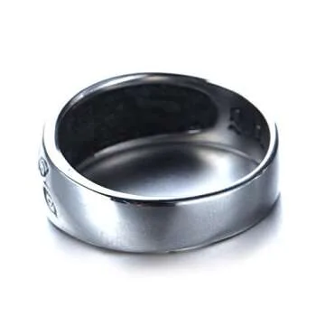 Men's Vintage Stainless Steel Eye of God Ring - Size 7