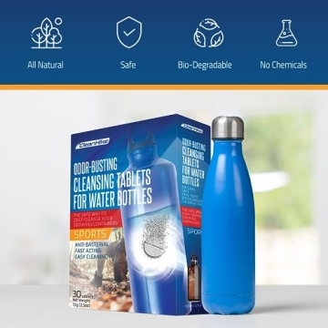 Tumbler Water Bottle Cleaning Tablets for All Drinkware 30 Count