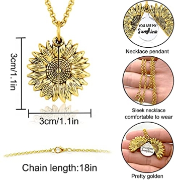 Sunflower Gifts for Women - You Are My Sunshine