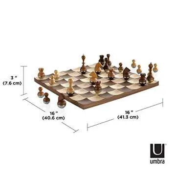 Umbra Wobble Chess Set for Fun and Elegance